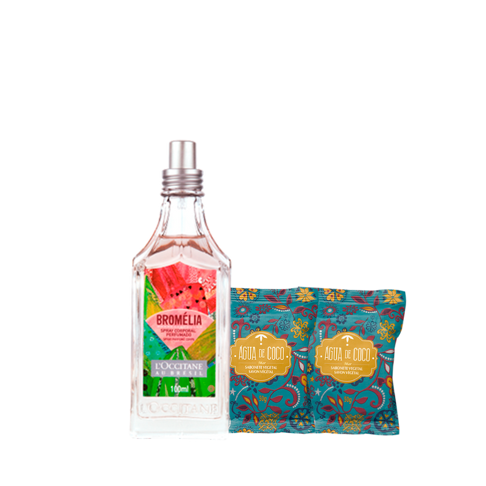 Combo Perfumado: Sabonetes Agua de Coco e Spray Perfumado Bromélia, ,  large image number 0